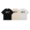 T-shirt INS manica corta 2022 estate nuova FOG Digital Flocking 1977