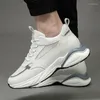 Casual Schoenen Man Sneakers Lift 8CM 6CM Hoogte Verhoogd Voor Mannen Ademend Vrije tijd Lift Zapatillas Hombres