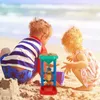Sandspiel, Wasserspaß, Sanduhr, Strandtisch, Spielzeug, Wassersandrad, Windmühle, Sommerspielzeug für Kinder und Kleinkinder, Set 240402