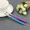 Nail Art Flat head pen point drill point wave point pen nail art supplies wholesale Blue Purple