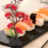 Dekorative Blumen, 2 Stück, japanische Vorspeisen, kaltes Sashimi-Tablett, Dekoration, Ornamente, Sushi-Teller, künstliche Blumen aus Kunststoff