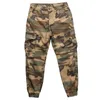 Pantalons pour hommes printemps et automne Style travail Camouflage décontracté coton confortable grandes poches coupe ajustée pantalon de survêtement ample