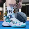 Shoes Fashion Men Hightop Basketball Shoes Cushioning Light Basketball Sneakers Portable Breathable NoSlip Casual Outdoor Men Shoes