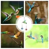 Other Bird Supplies Hummingbird Feeder Pretty Wind Chime Design Feeding Station Leak-Proof Hanging Feeders Food Container Garden Backyard