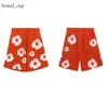 New Models Denim Shorts Designer Kapok Foam Print Street Mens and Womens Loose Fitting Sports and Leisure Couple Five Point Beach Pants 4392