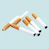 Direkt ab Werk sind Zigaretten in Form von Metallpfeifen, 100 Stück, Box 78 mm, 55 m Länge, One Hitter-Pfeifen, Bat-Aluminium, 8200296