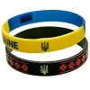 Bracelets 30pcs Ukraine Silicone Bracelet Bangles Ukraine STRAP DE CONCEPTION DES MOBRES ACCESSOIRES À LA MENS