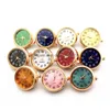 Charm Bracelets Newest Mix 10Pcs/Lot Glass Watch Snap Buttons Charms 18Mm/20Mm Jewelry For Diy Bracelet Replaceable Drop Delivery Dhv0I