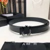 Big miri amari amirirlies 38CM Belt Ami For High Genuine Quality Shiny Clothings Accessories Belts amis Buckle Luxurys New Width Leather Red Designer Wais amar X3YR