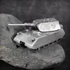 Tanque super pesado alemão Maus todo em metal modelo de tanque militar decoração