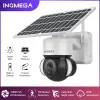 Sterowanie Inqmega 4G Camera Solar Panel Bezpieczeństwo Bezpieczeństwo Bezpieczeństwo Bezpieczeństwo Outdorek PTZ WiFi Camera Wykrywanie Smart Security Monitor