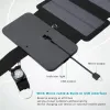 Outils YOUZI Panneau solaire pliant extérieur Panneau de charge Portable Dispositifs de sortie USB Alimentation pour camping randonnée sac à dos voyage