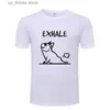 Men's T-Shirts French Bulldog mens cotton t shirt Sports Outdoors casual style pure color white t designer design printed Y240402