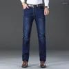 Мужские джинсы, мужские джинсовые брюки высокого качества, модные повседневные эластичные брюки в деловом стиле, роскошные брендовые брюки, Прямая поставка