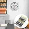 Horloges Accessoires Creative DIY Horloge murale tridimensionnelle Cadran Plaque d'immatriculation Salon Chambre Chiffres romains Kit Fournitures