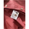 Blusas para mujer Camisas 2024 Estilo de primavera temprana Temperamento de desplazamiento simple Camisa de algodón de manga larga para mujer Entrega de entrega Ropa Paño Dh8E0