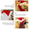 Köpek Giyim Noel Sürüngen Kostüm Kertenkesi Noel Baba Hat Sakallı Faresi Tasma Koşum Seti Noel Hediye Giysileri Tatil Kıyafet