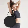 Sacs de rangement Sac de roue de yoga Cercle Grande capacité Double fermeture à glissière Pilates Sac à dos avec sangle réglable