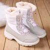 Scarpe da fitness Donna Trekking Pelliccia peluche Inverno Mantieni caldo Alpinismo Stivali da neve neri Trekking all'aperto Scarpe da ginnastica mimetiche