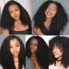 Extensions Eotltiue Afro Curly Clip In Human Hair Extensions About 120G 822Inches Brazilian 100% Remy Hair Natural Color For Black Women