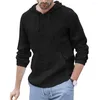 Men's T Shirts Men Hoodie Blouse Long Sleeve Pullover Solid Comfortable Cotton Linen Casual Loose Holiday Male Tee Tops