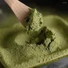 Te Scoops Wood Leaf Matcha Sticks Spoon Teaware Black Bamboo Kitchen Tool Spice Gadget Cooking redskap Cocina Accesorio