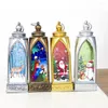 Candle Holders Wind Lamp Ornament Small Light The Gift Christmas Table Decoration Ornaments Desktop Party Pendant