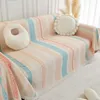 Chair Covers Bohemian Sofa Cover Towel Tassel Blanket Black White Slipcover Mat Cotton Couch Bed Home Decor