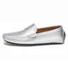 Casual Shoes High Quality Men's Geniue Leather Snake Pea Spring Summer Moccasin Loafers Plus Size