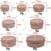 Gloss 100pcs VIDE MATE ROSE GOLD ALUMINUM JAR TIN 5G 10G 15G 30G 50G 60G Pot Nail Art Makeup LIP BLOSS