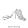 Chaussures à talons hauts à la mode et élégants Bijoux Keychain Pendant Womens High Heel Chaussures Pendant Car Keychain Accessoires Lot