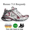 Runner 7 7.5 Designer Dress Shoes Women Men Black White Pink Green Graffiti Platform Tripler Luxury Tennis Shoe Foam Runners Trainers Big Size 46 Dhgate Sneakers