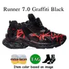 balengiagas Track Runners 7 7.0 7.5 Designer Shoes Men Women Leather Paris Runner Transmit Sense BURGUNDY Deconstruction Trainers balencaigalies Platform Sneakers