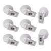 Shower Curtains 4/8Pcs Curtain Clips With Suction Cup To Prevent Water Splashing Out Windproof Splash Guard Clip For Bathroom