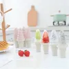 Формы для выпечки, летняя домашняя форма для мороженого, коробка для фруктового мороженого, мини-конус, решетка, инструмент для бара, розовый