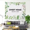 Tapestries Tropical Plant Tapestry Wall Hanging Geometric Home Decor Polyester Table Cover Pineapple