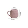 Tasses MeyJig Tasse à café en porcelaine Tasse à lait expresso crémeuse Micro-ondes et lave-vaisselle 250 ml