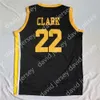 2024 Final Four Maglie 4 Indiana Women College Basket Iowa Hawkeyes 22 Caitlin Clark Jersey Away Away Black White Navy Men Kid Girl Girl