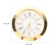 Accesorios para relojes, movimiento de aleación, cabeza de reloj artesanal, inserto de reloj con Número romano de acero inoxidable
