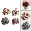 Dekorativa blommor Simulerade Peony Flower Artificial Home Wedding Fake Bouquet Engineering Garden Decoration Plastic Parts