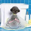 犬のアパレルかわいいペットのヘアカットマントマント服犬猫涙染色フェイシャルケア防水レインコート透明なジャケットケープクロス用品