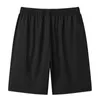 Men's Shorts 2024 Summer High Quality Breathable Shorts Mens Casual Elastic Waist Mens Quick Drying Fitness Jogging Beach Black Fashien ShortsC240402