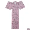 Vêtements ethniques Japonais Traditionnel Kimono Harajuku Robes Haori Longues Robes Yukata Ao Dai Robe Costumes Cosplay Pyjamas Orientaux Dr Dhwb4