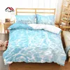 Ensembles de literie 3D impression océan mer vague housse de couette ensemble pour adultes enfants lit couette 10 tailles