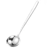 Spoons Metal Stainless Steel Spoon Child Wok Kitchen Soup Ladle Serving Parties