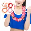 Decorative Flowers 5 Pcs Tropical Luau Party Favors Dress Up Beach Hula Dance Neck Loop Garland Clothing Costume Accessory Child