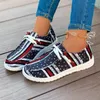 Casual Schuhe 2024 Leinwand Frau Licht Gewicht Slip-on Flache Turnschuhe Damen Sommer Atmungsaktive Tuch Faulenzer Marke Design Drucken