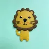 5 -stcs Siliconen TEETL Lion Cartoon Dier BPA Vrije knaagdieren kinderziektes Ketting Food Grade Infant Kauwbaar speelgoed Baby TEETER 240325