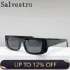 Solglasögon svart skugga små bryn halvram högkvalitativ modell SL553 kvinnor mode myopia recept solglasögon med låda