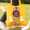 Cat nośnik torba na przewoźnika dla uroczych małych pszczół na otwartej głowie i średniej wielkości torebka dla psa na podróż plecak podróżny